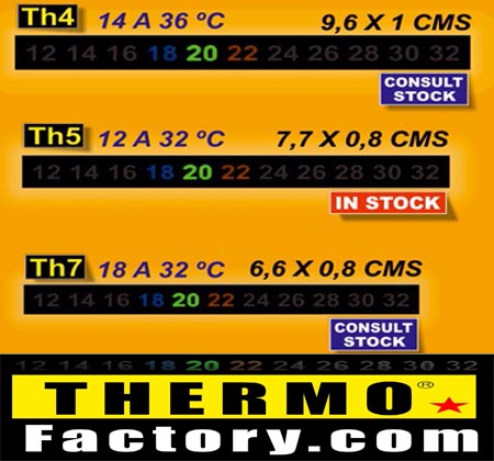 Termometros calendarios plastico  
